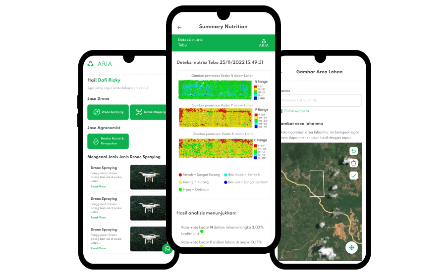 Nutrition Detection on ARIA Tani App